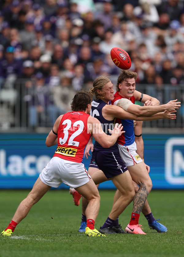 AFL 2024 Round 19 - Fremantle v Melbourne - A-52052661