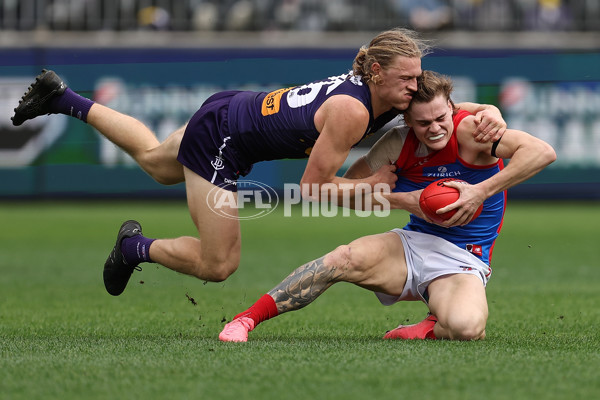AFL 2024 Round 19 - Fremantle v Melbourne - A-52052753
