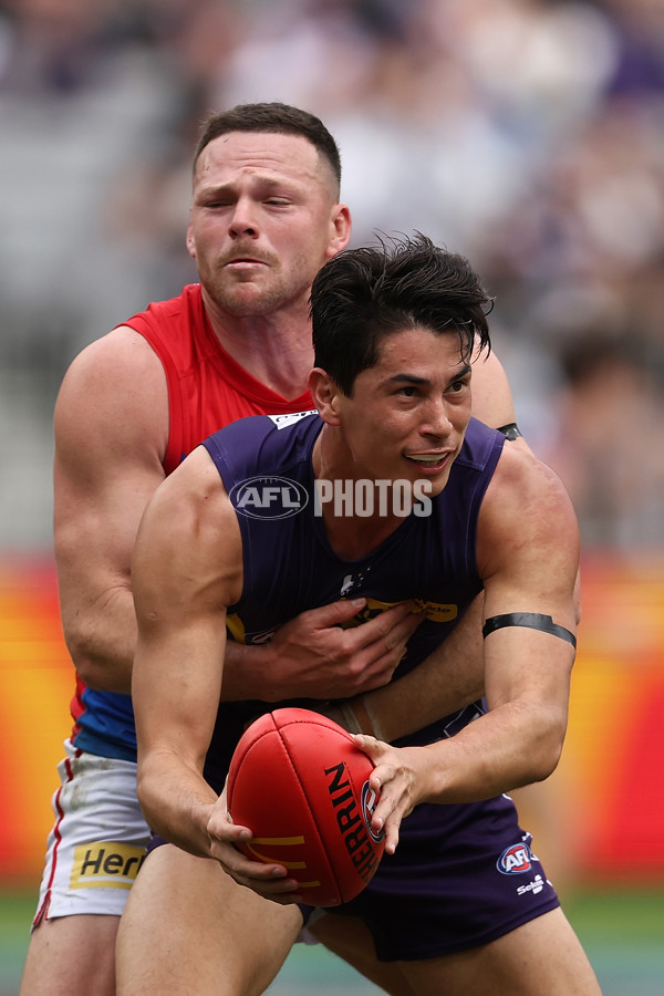 AFL 2024 Round 19 - Fremantle v Melbourne - A-52052760