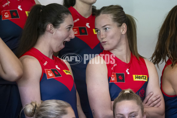 AFLW 2024 Media - Melbourne Team Photo Day - A-52055395