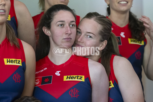 AFLW 2024 Media - Melbourne Team Photo Day - A-52058540