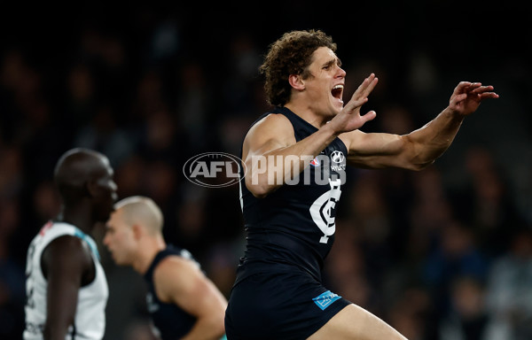 AFL 2024 Round 20 - Carlton v Port Adelaide - A-52161693