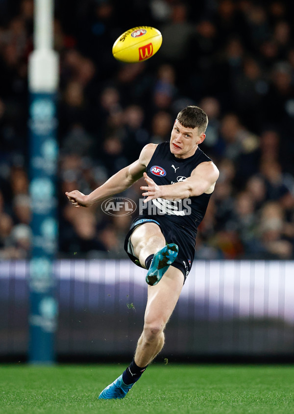 AFL 2024 Round 20 - Carlton v Port Adelaide - A-52161722