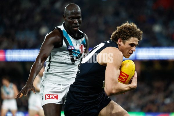AFL 2024 Round 20 - Carlton v Port Adelaide - A-52161723