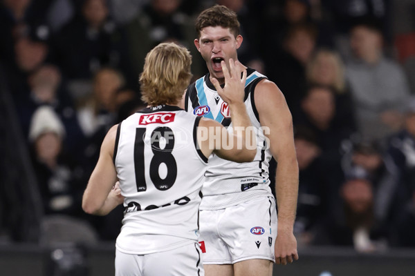 AFL 2024 Round 20 - Carlton v Port Adelaide - A-52163268
