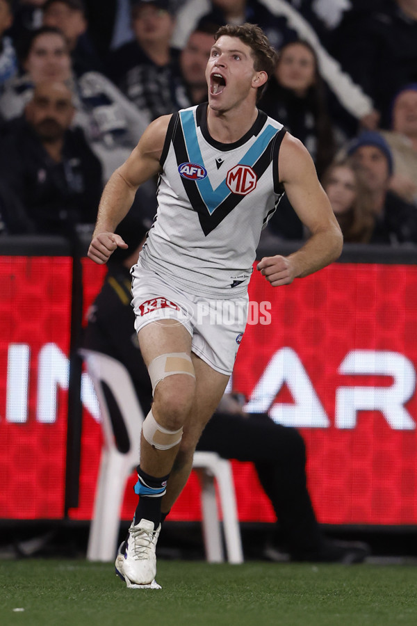 AFL 2024 Round 20 - Carlton v Port Adelaide - A-52163269