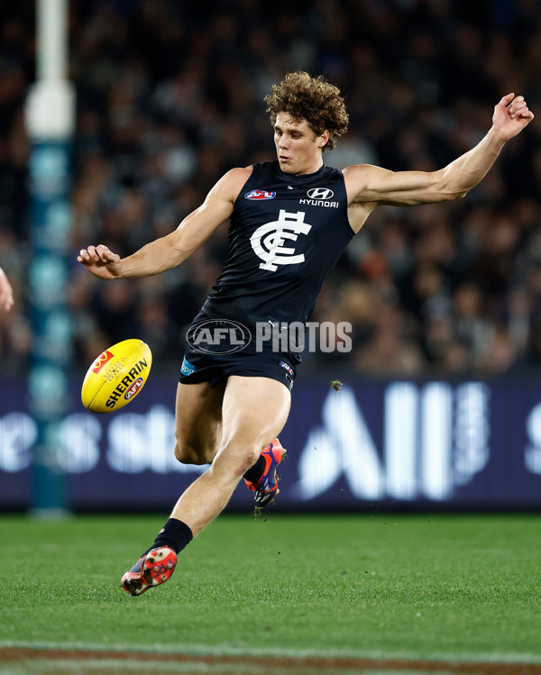 AFL 2024 Round 20 - Carlton v Port Adelaide - A-52163306