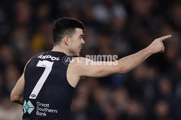 AFL 2024 Round 20 - Carlton v Port Adelaide - A-52163310
