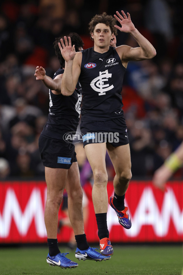 AFL 2024 Round 20 - Carlton v Port Adelaide - A-52163323