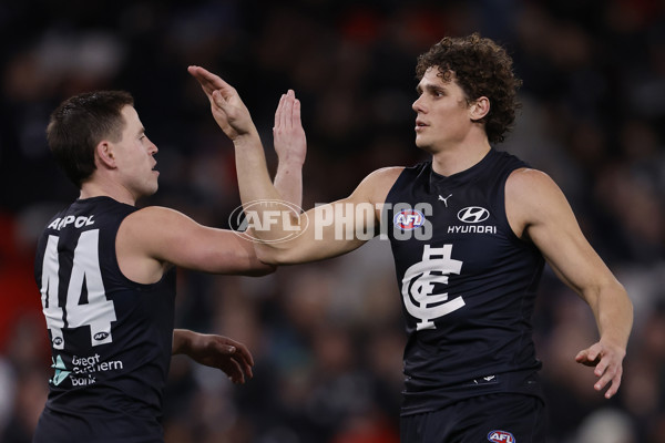 AFL 2024 Round 20 - Carlton v Port Adelaide - A-52163326