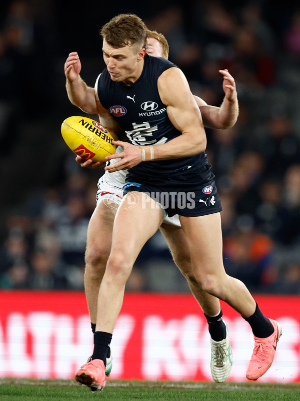 AFL 2024 Round 20 - Carlton v Port Adelaide - A-52163330