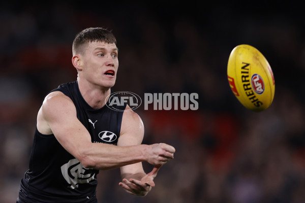 AFL 2024 Round 20 - Carlton v Port Adelaide - A-52163331
