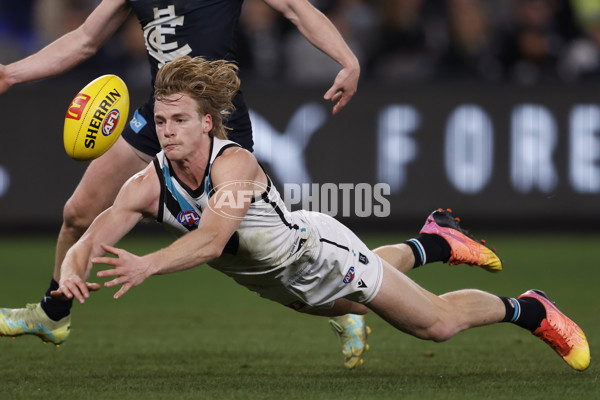 AFL 2024 Round 20 - Carlton v Port Adelaide - A-52163352