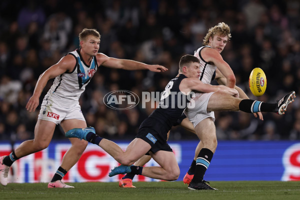 AFL 2024 Round 20 - Carlton v Port Adelaide - A-52163357