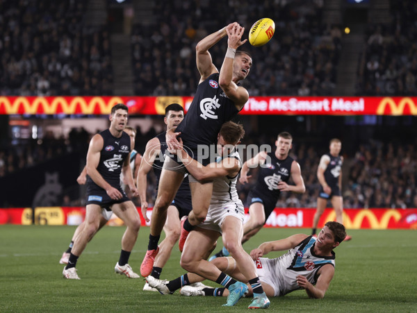 AFL 2024 Round 20 - Carlton v Port Adelaide - A-52163881