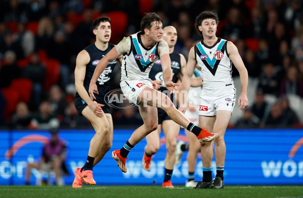 AFL 2024 Round 20 - Carlton v Port Adelaide - A-52163917