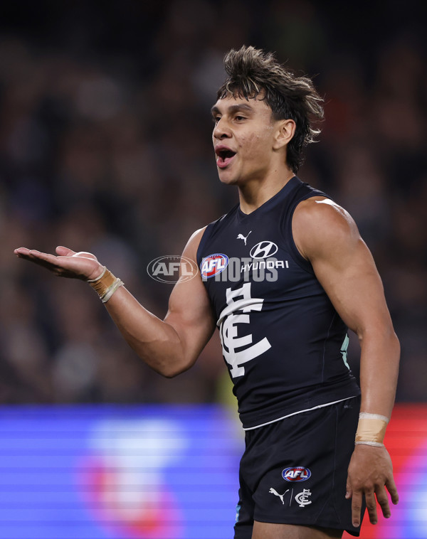 AFL 2024 Round 20 - Carlton v Port Adelaide - A-52163920