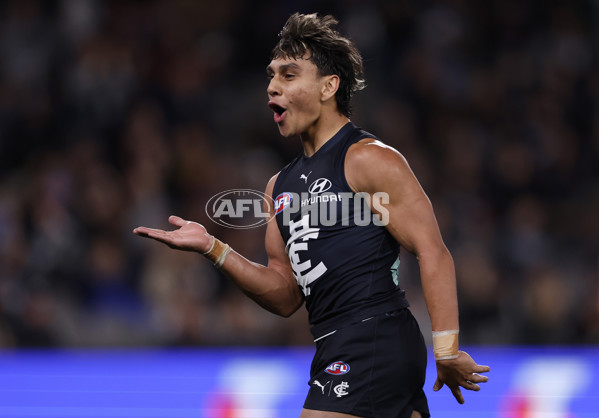 AFL 2024 Round 20 - Carlton v Port Adelaide - A-52163921