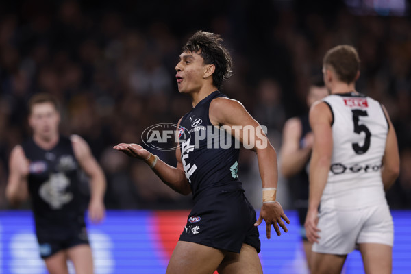 AFL 2024 Round 20 - Carlton v Port Adelaide - A-52163922