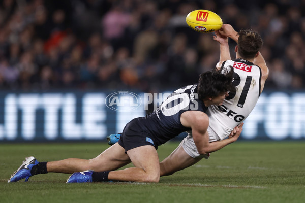 AFL 2024 Round 20 - Carlton v Port Adelaide - A-52163960