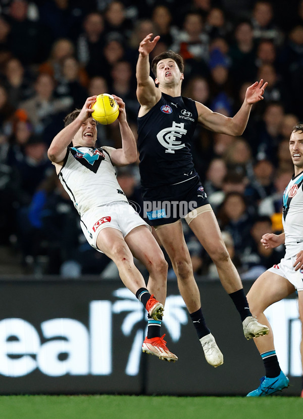 AFL 2024 Round 20 - Carlton v Port Adelaide - A-52166013