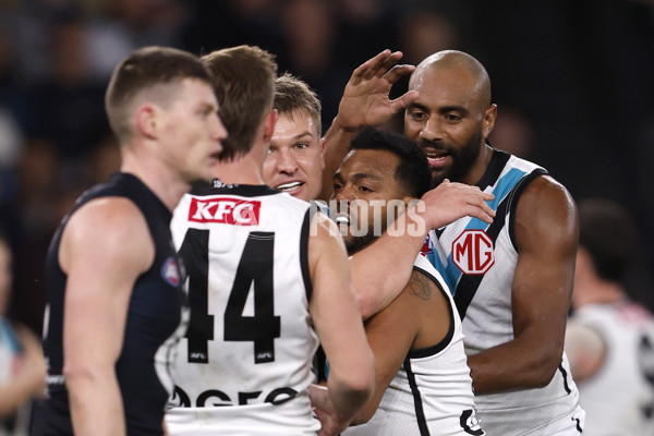 AFL 2024 Round 20 - Carlton v Port Adelaide - A-52166039