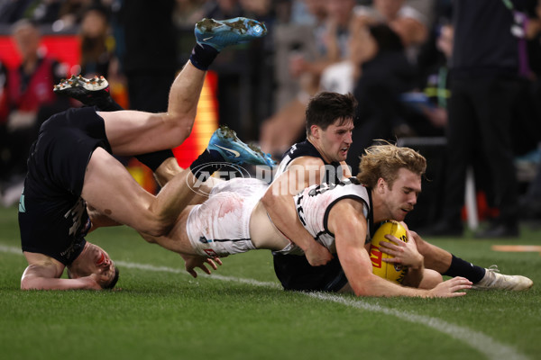 AFL 2024 Round 20 - Carlton v Port Adelaide - A-52166048
