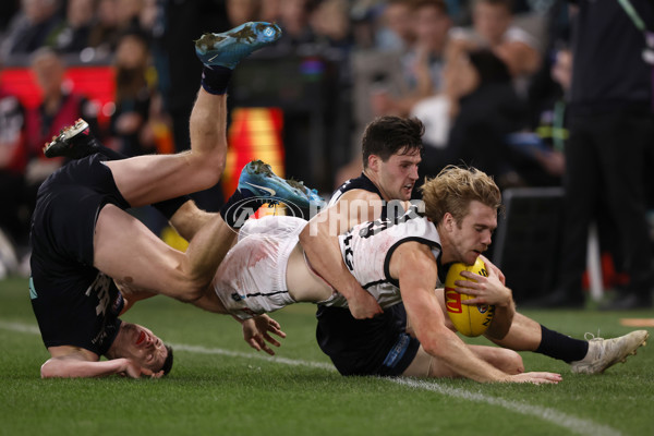 AFL 2024 Round 20 - Carlton v Port Adelaide - A-52166050