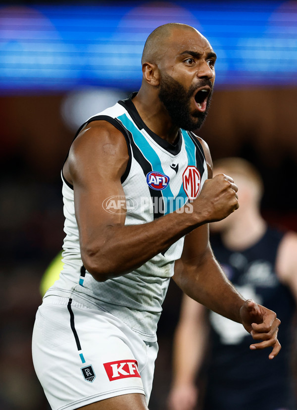 AFL 2024 Round 20 - Carlton v Port Adelaide - A-52166057