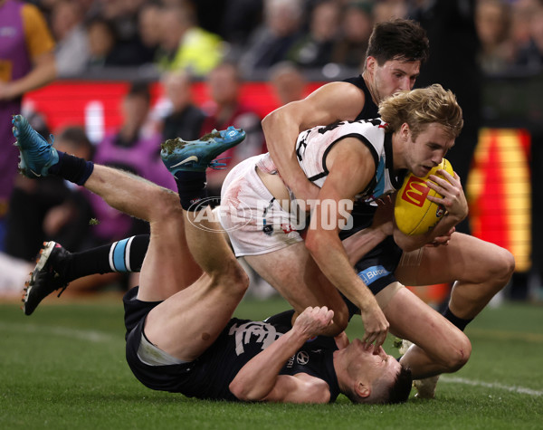 AFL 2024 Round 20 - Carlton v Port Adelaide - A-52166928