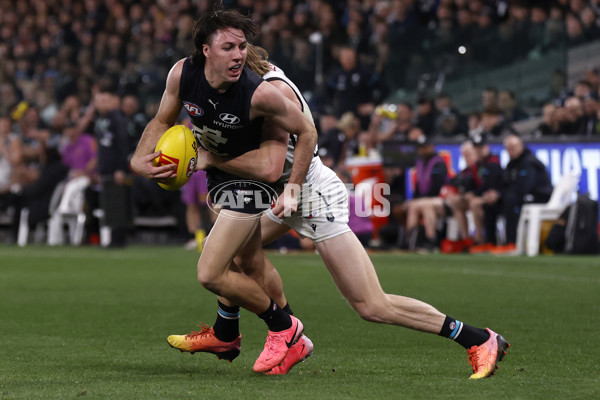 AFL 2024 Round 20 - Carlton v Port Adelaide - A-52166950