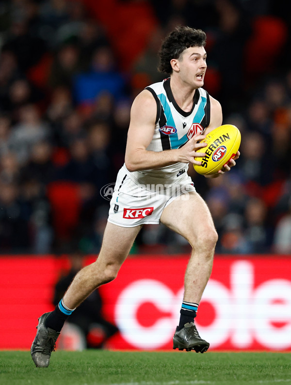 AFL 2024 Round 20 - Carlton v Port Adelaide - A-52168774