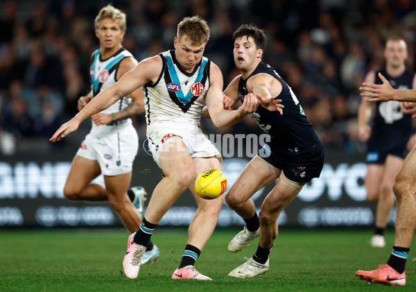 AFL 2024 Round 20 - Carlton v Port Adelaide - A-52169357