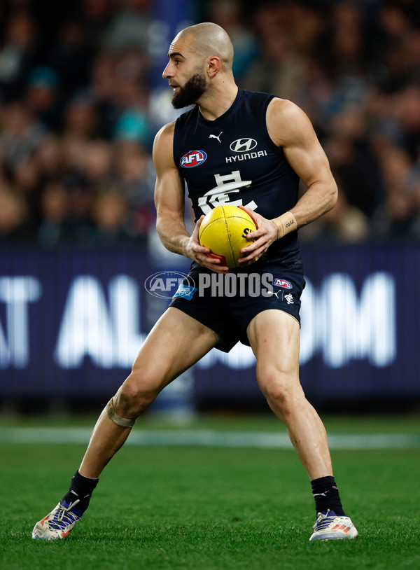 AFL 2024 Round 20 - Carlton v Port Adelaide - A-52169361