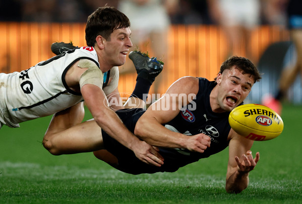 AFL 2024 Round 20 - Carlton v Port Adelaide - A-52169362