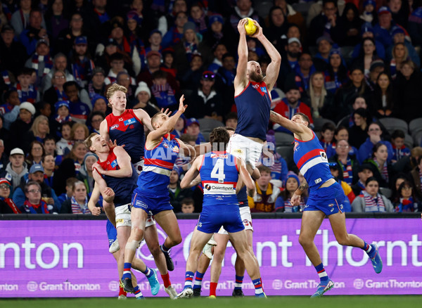 AFL 2024 Round 21 - Footscray v Melbourne - A-52445950