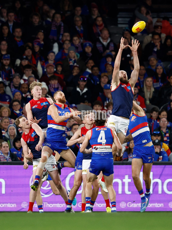 AFL 2024 Round 21 - Footscray v Melbourne - A-52445951