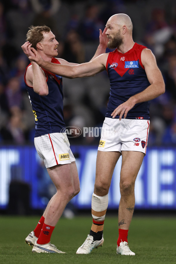 AFL 2024 Round 21 - Footscray v Melbourne - A-52445954