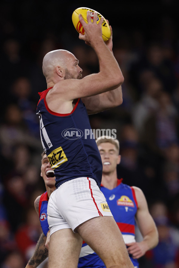AFL 2024 Round 21 - Footscray v Melbourne - A-52447833