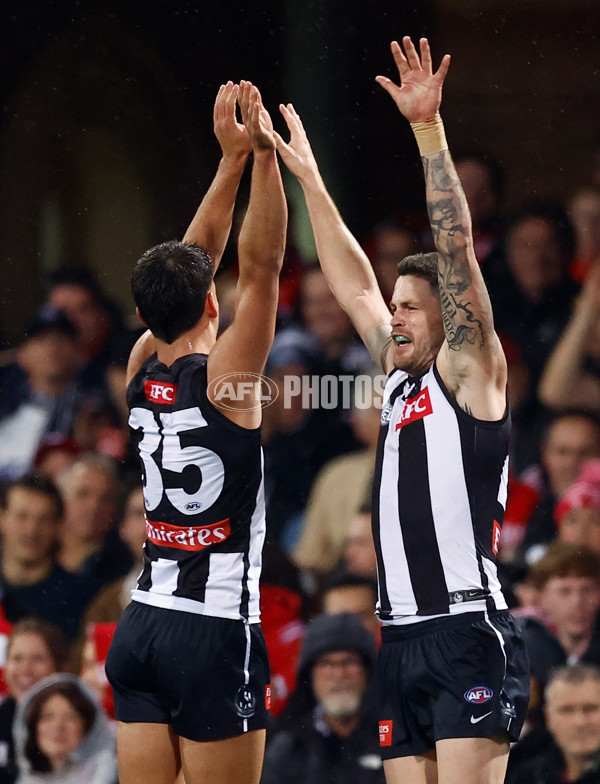 AFL 2024 Round 22 - Sydney v Collingwood - A-52625975
