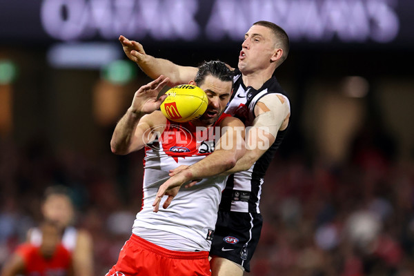 AFL 2024 Round 22 - Sydney v Collingwood - A-52628397