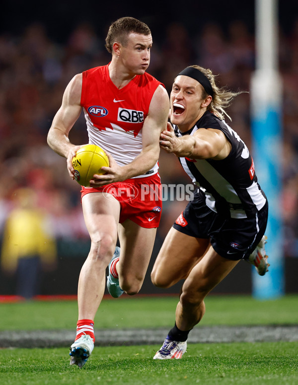 AFL 2024 Round 22 - Sydney v Collingwood - A-52628415