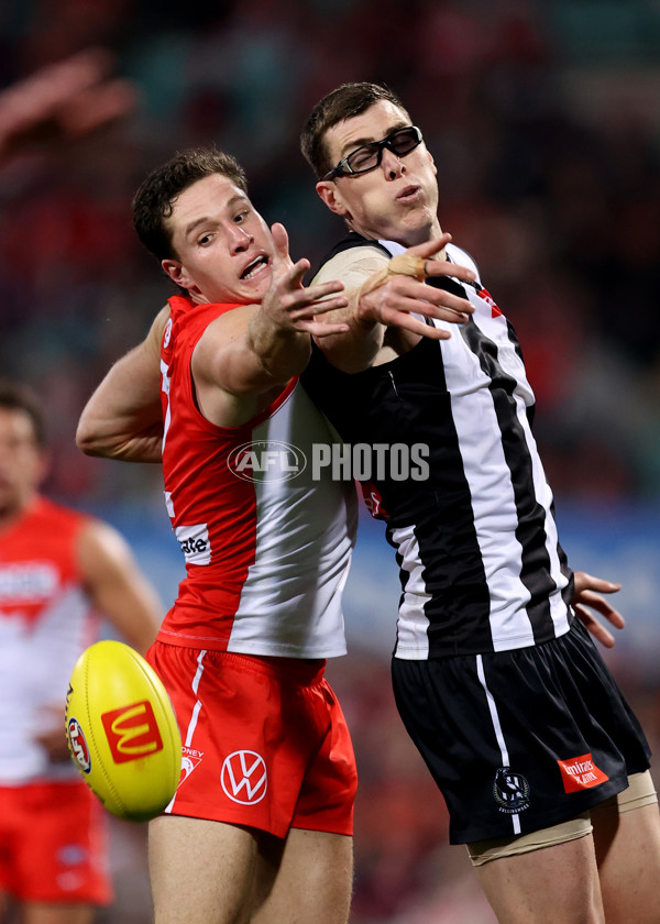 AFL 2024 Round 22 - Sydney v Collingwood - A-52628435