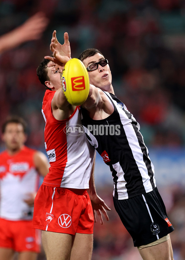 AFL 2024 Round 22 - Sydney v Collingwood - A-52628436