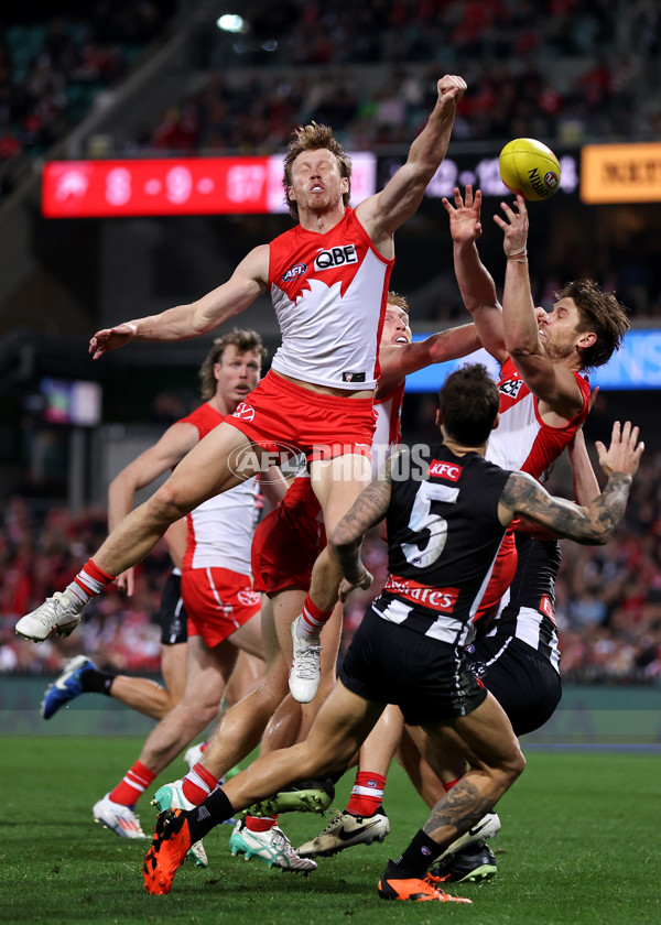 AFL 2024 Round 22 - Sydney v Collingwood - A-52631056