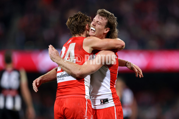 AFL 2024 Round 22 - Sydney v Collingwood - A-52631097
