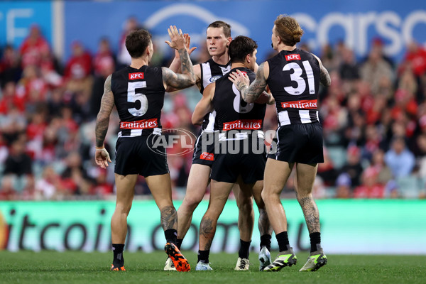 AFL 2024 Round 22 - Sydney v Collingwood - A-52631534