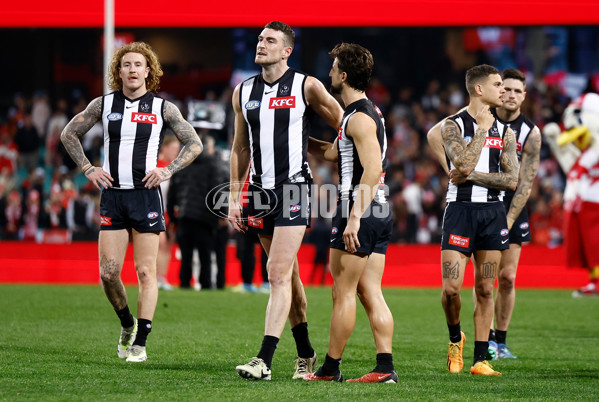AFL 2024 Round 22 - Sydney v Collingwood - A-52634078