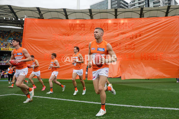 AFL 2024 Round 22 - Brisbane v GWS - A-52636946