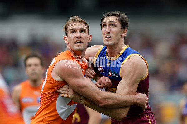 AFL 2024 Round 22 - Brisbane v GWS - A-52641134